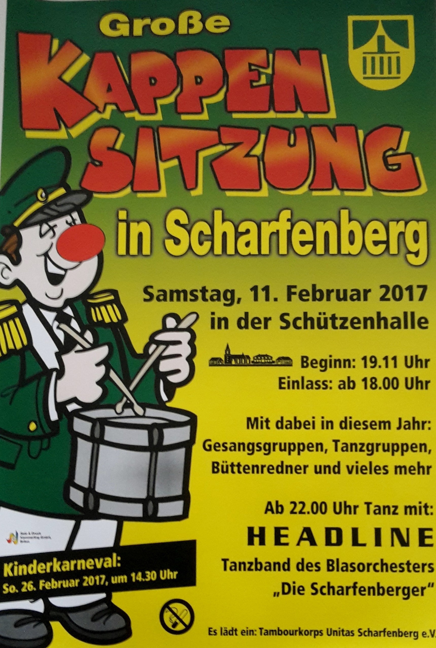 Plakat Kappensitzung 2017
